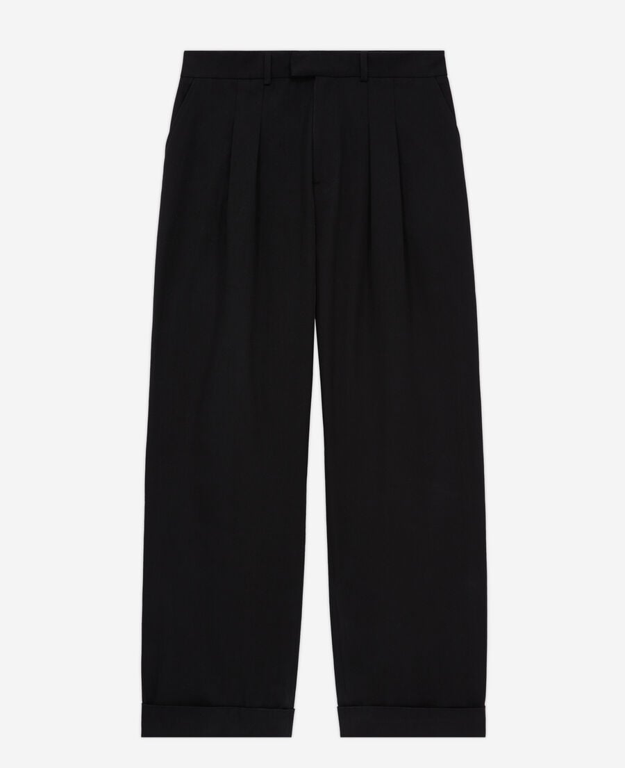 The Kooples HERREN BLACK weite, schwarze hose
