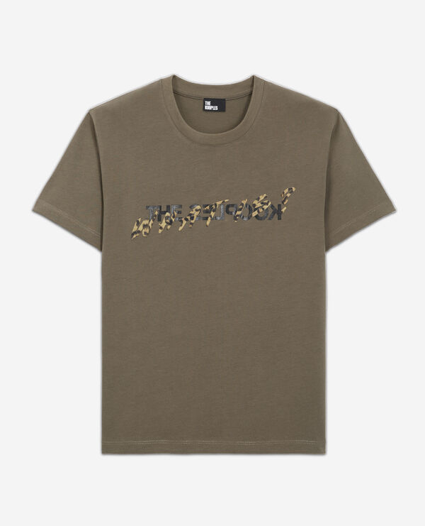 t-shirt what is kaki et léopard