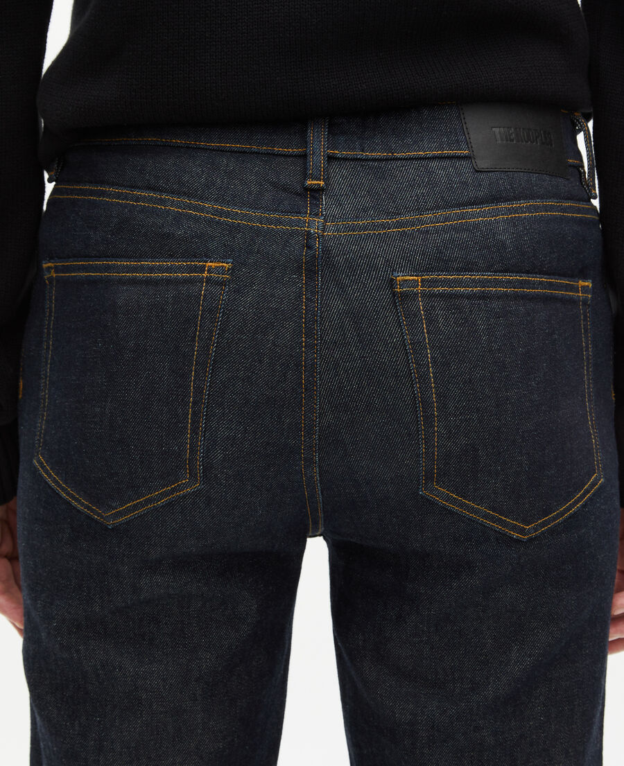 The Kooples MEN BLUE RINSE blue denim slim jeans