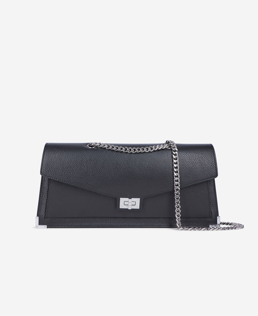 The Kooples F BLACK emily long bag in black leather