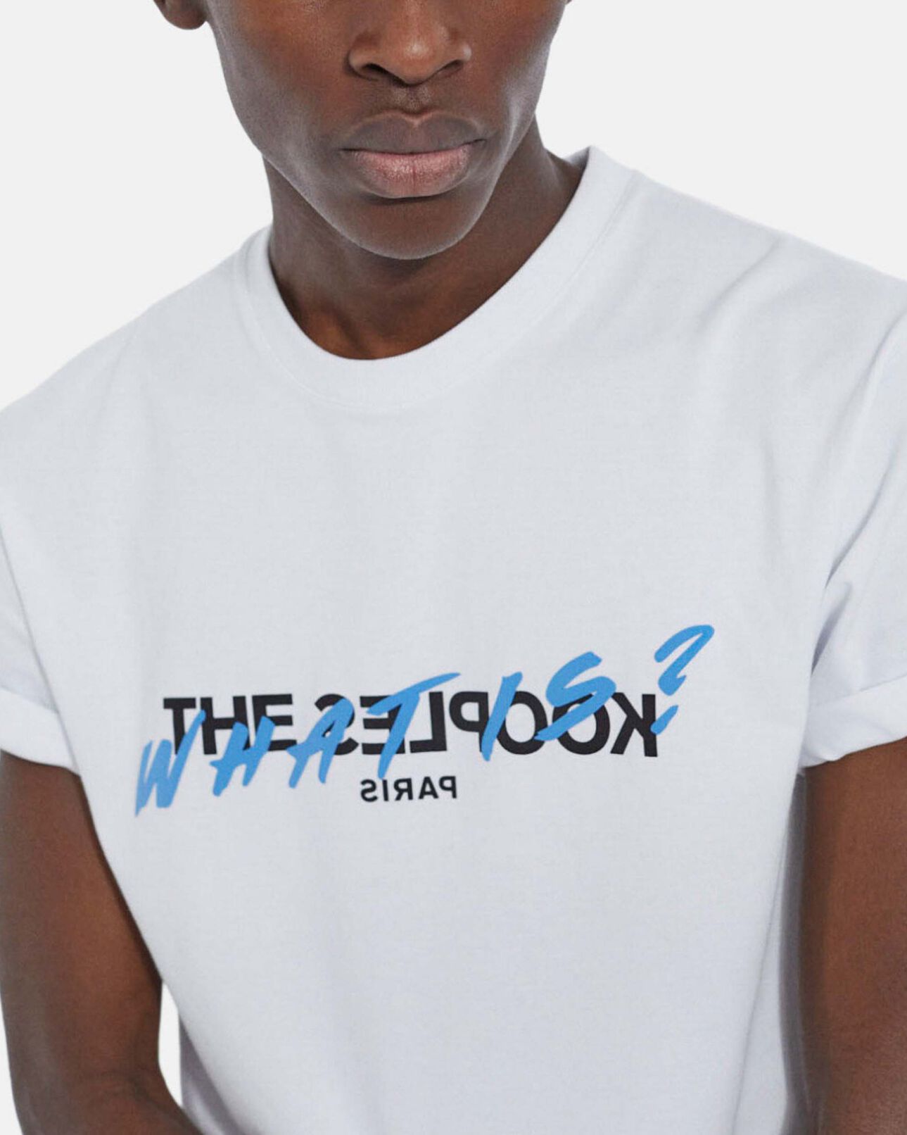 The Kooples HOMME WHITE t-shirt what is