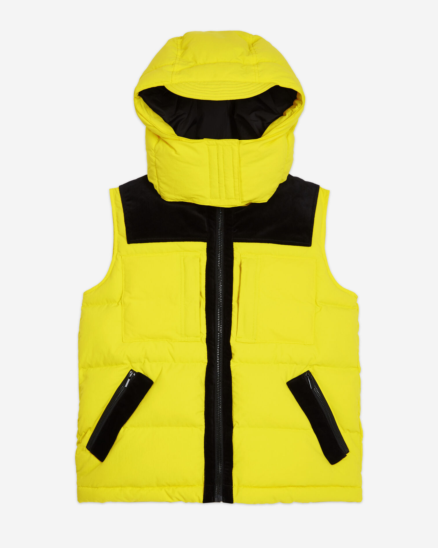 Doudoune sans manches jaune, YELLOW FLUO, hi-res image number null