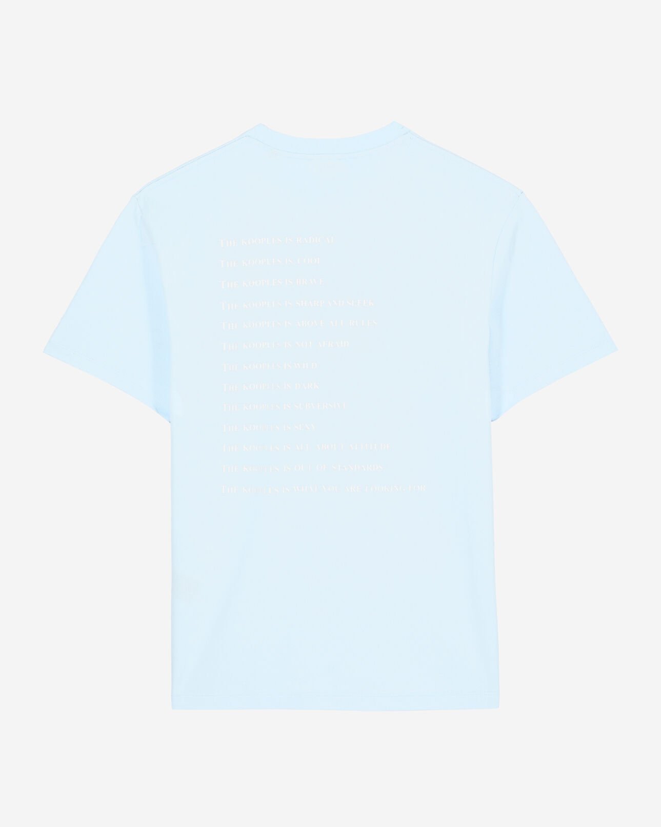 The Kooples HOMME BLUE SKY t-shirt what is bleu clair
