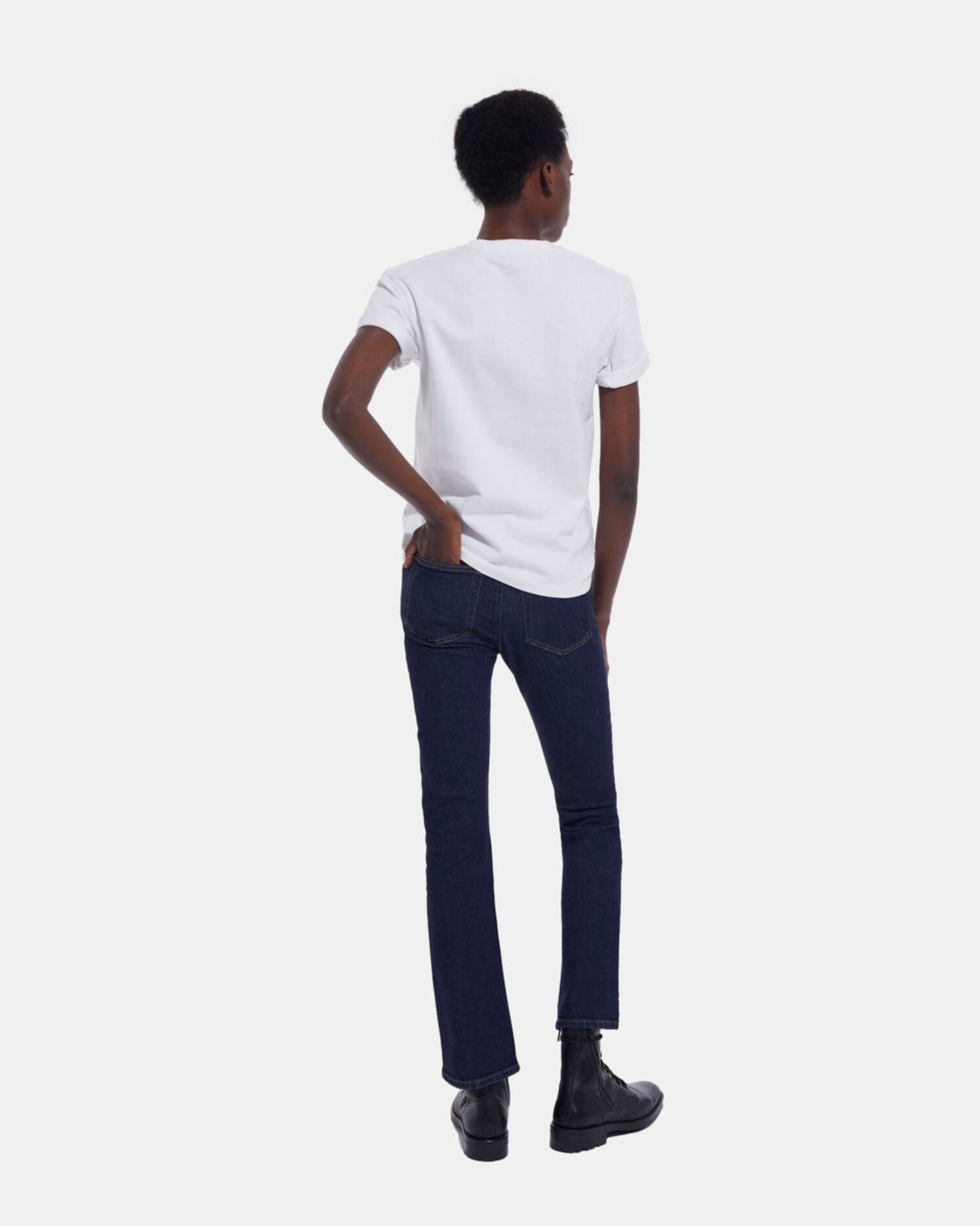 White T-shirt with logo, SNOW WHITE, hi-res image number null