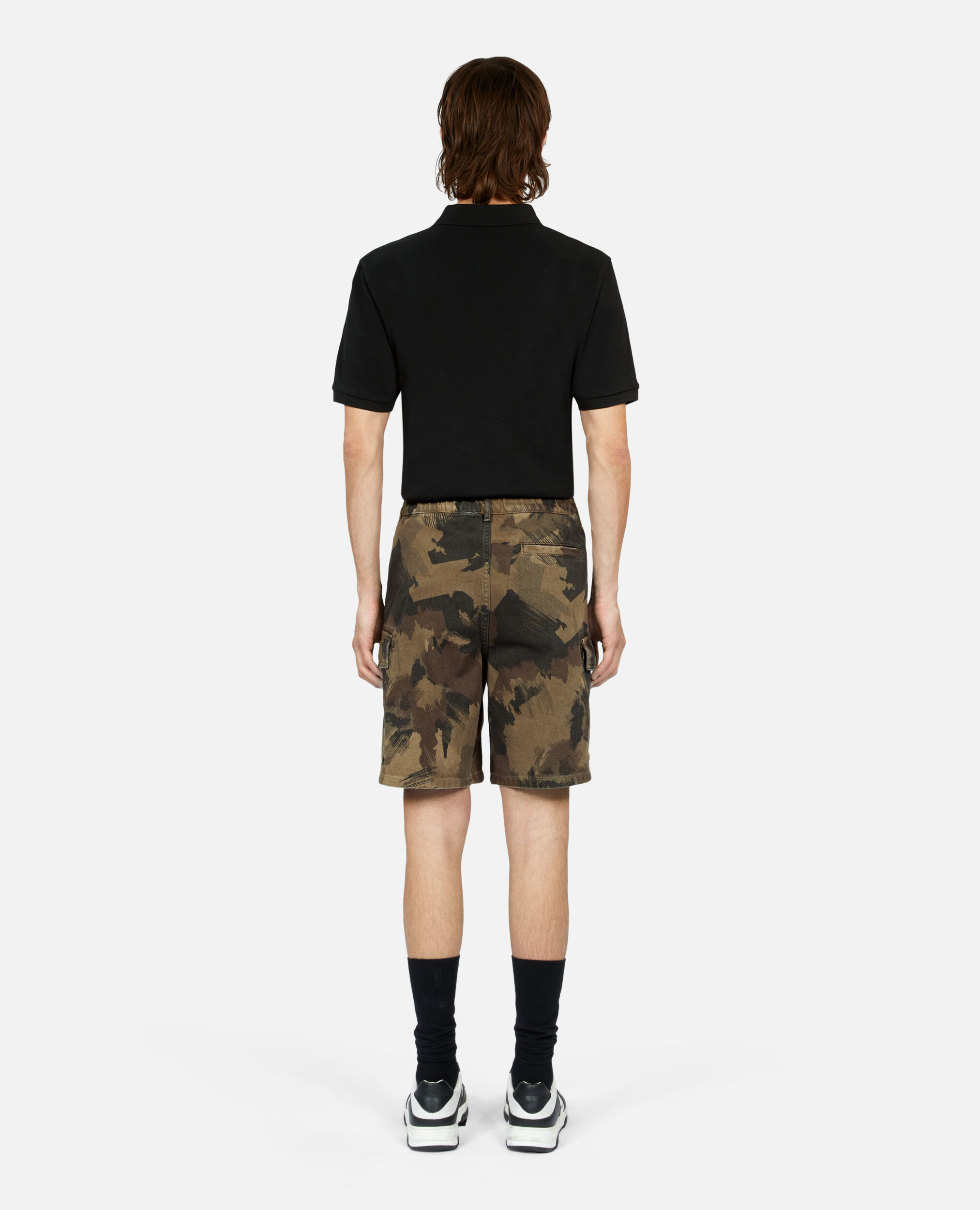 Camouflage cargo shorts, CAMOUFLAGE, hi-res image number null