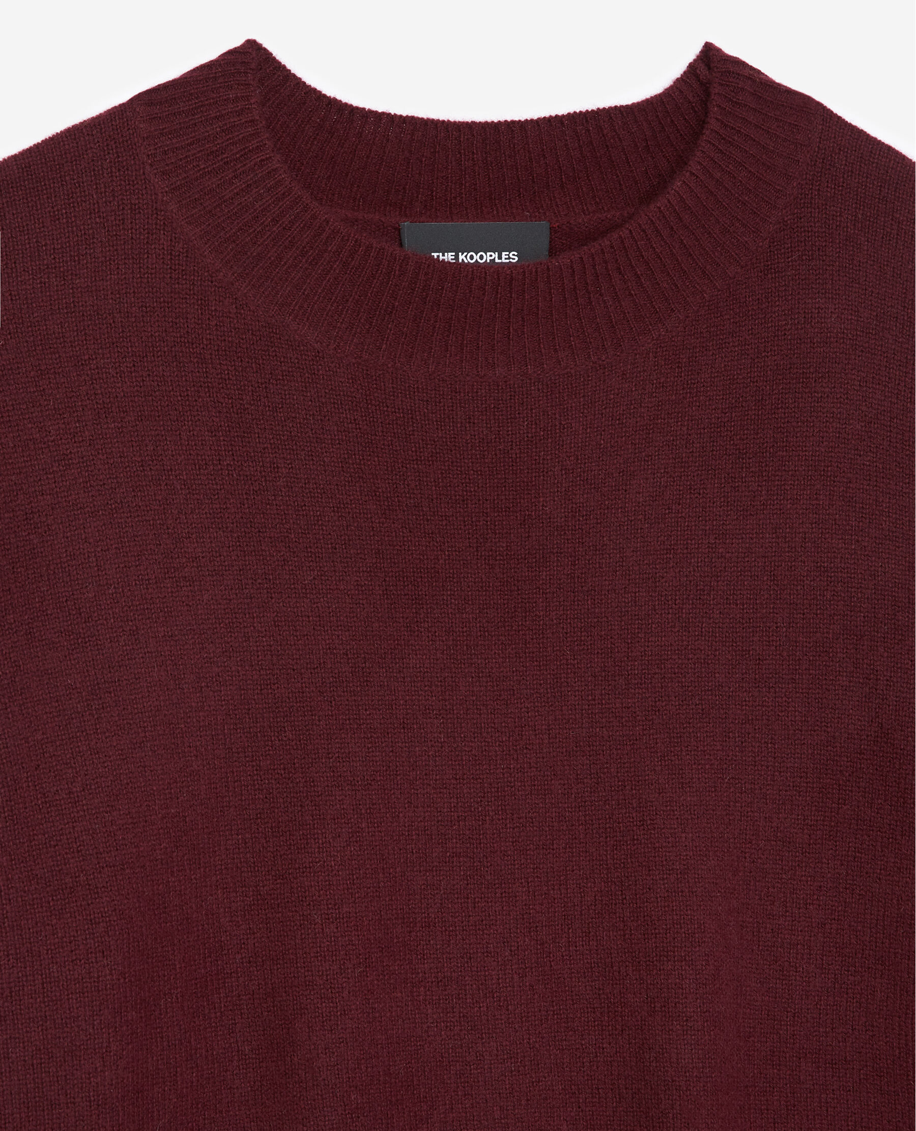 Burgundy top cashmere jumper