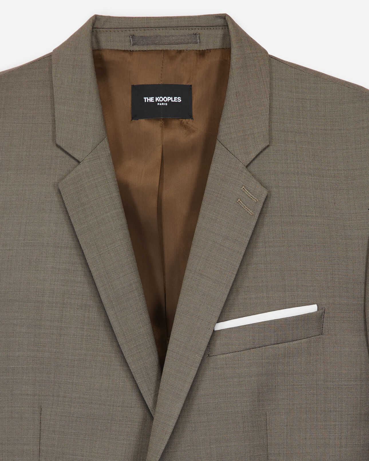 The Kooples HOMME BEIGE veste costume laine beige