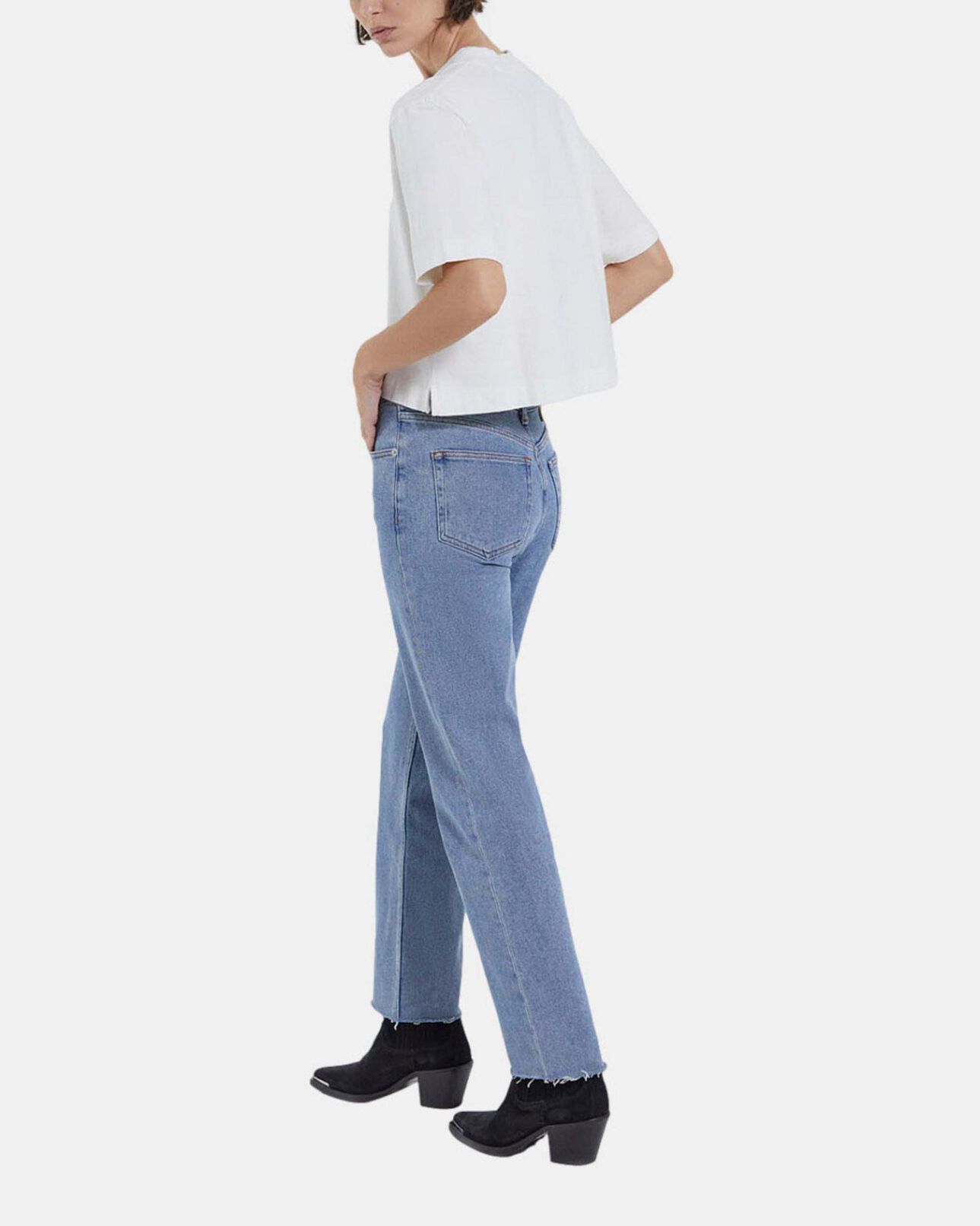 The Kooples FEMME ECRU t-shirt cropped
