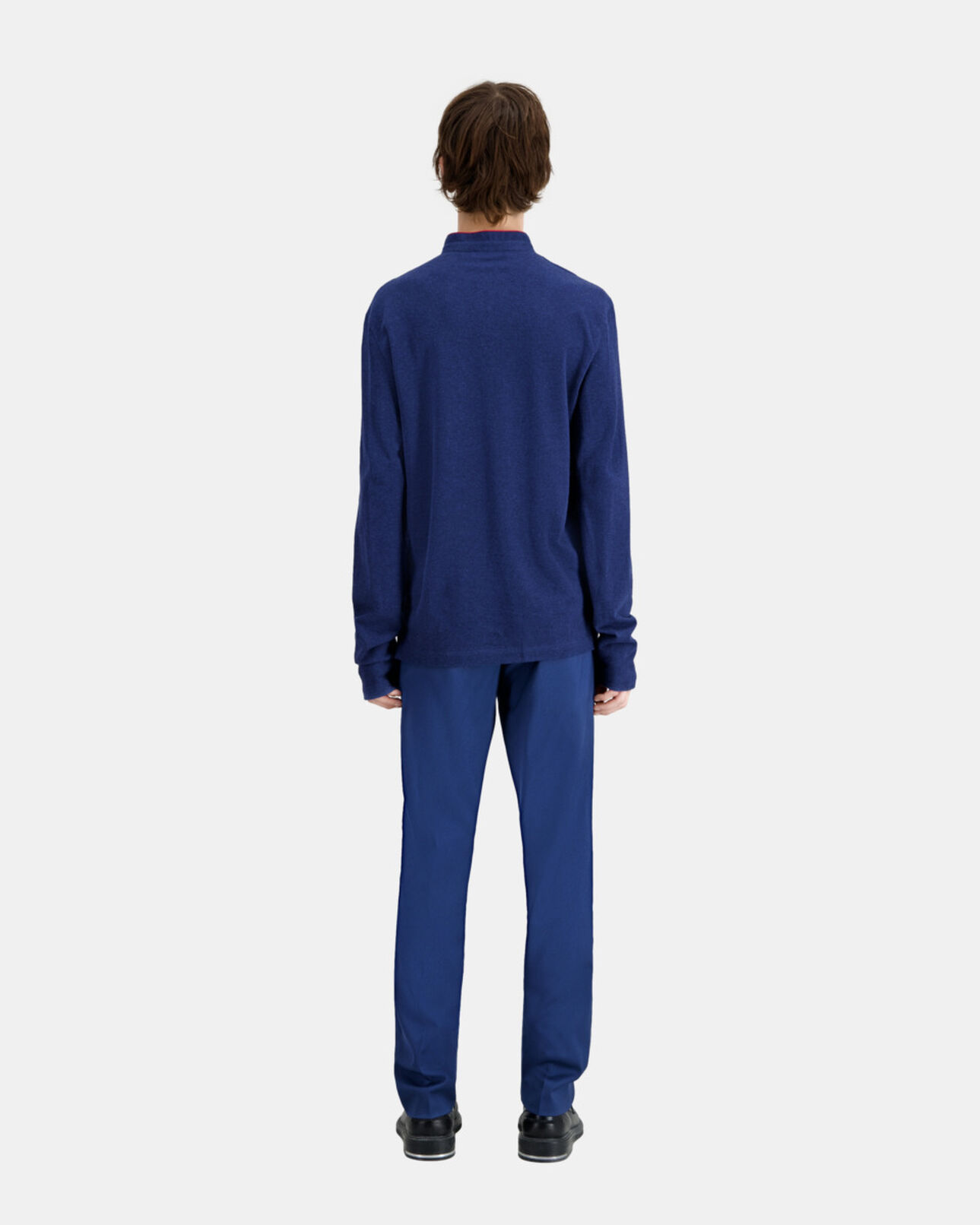 The Kooples HOMME NAVY polo bleu marine en coton