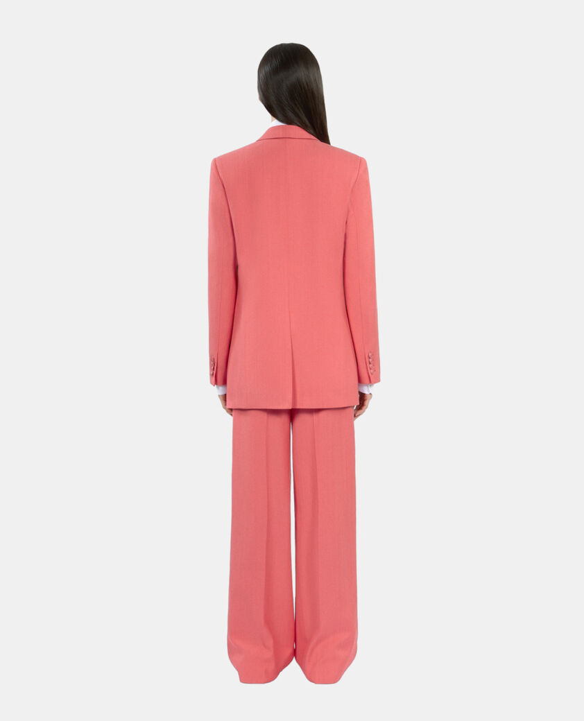 The Kooples WOMEN RETRO PINK fuchsia suit jacket