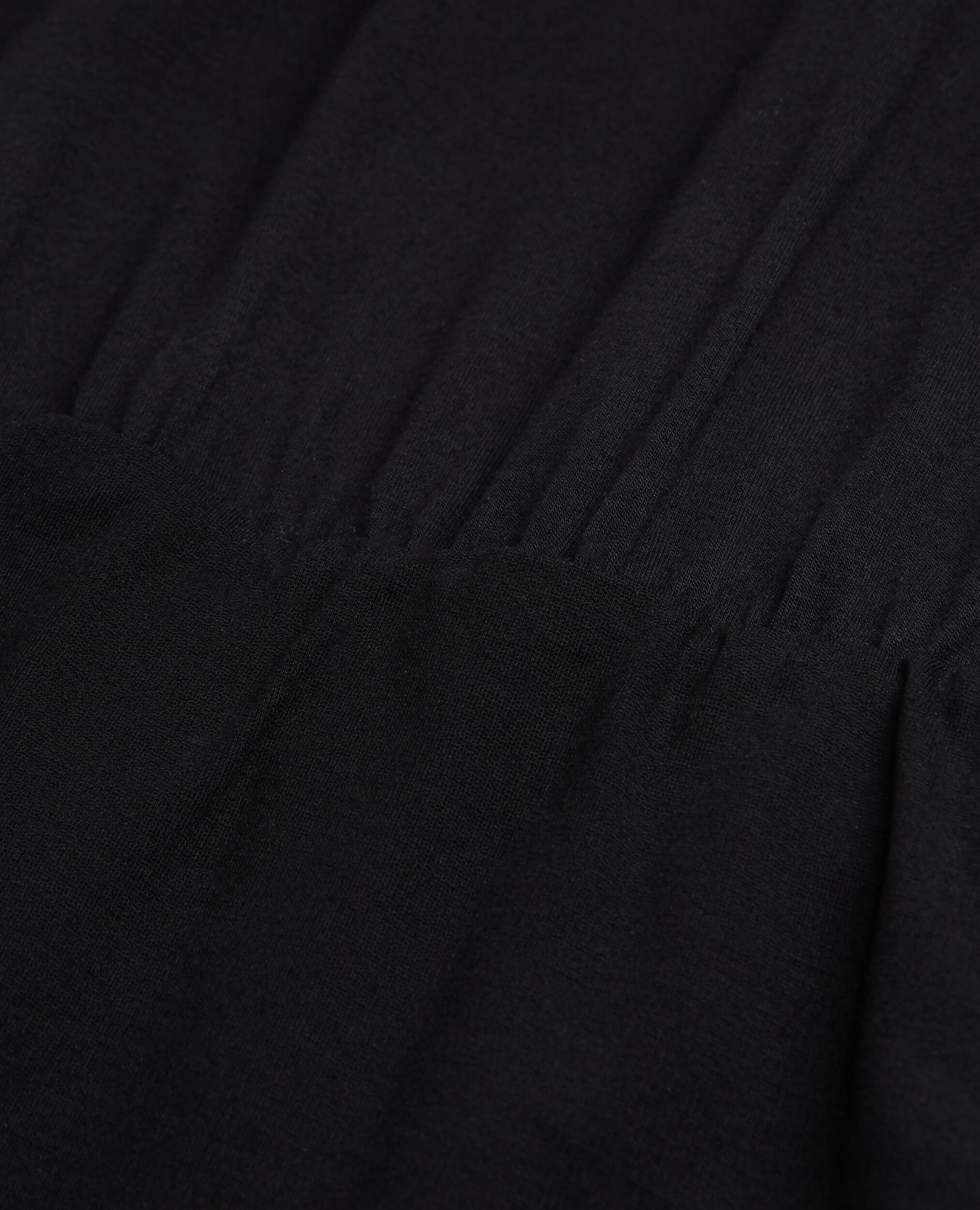 Vestido corto algodón negro, BLACK, hi-res image number null