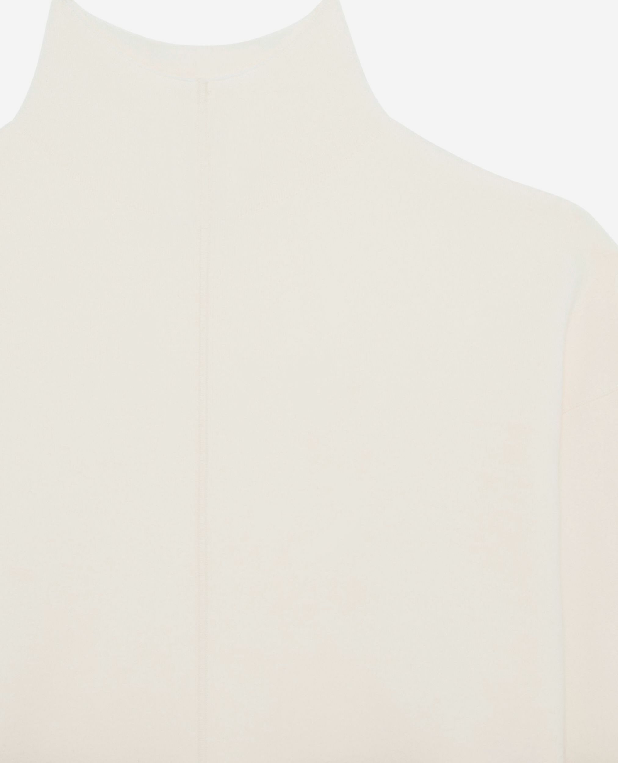 White mock-neck sweater, ECRU, hi-res image number null
