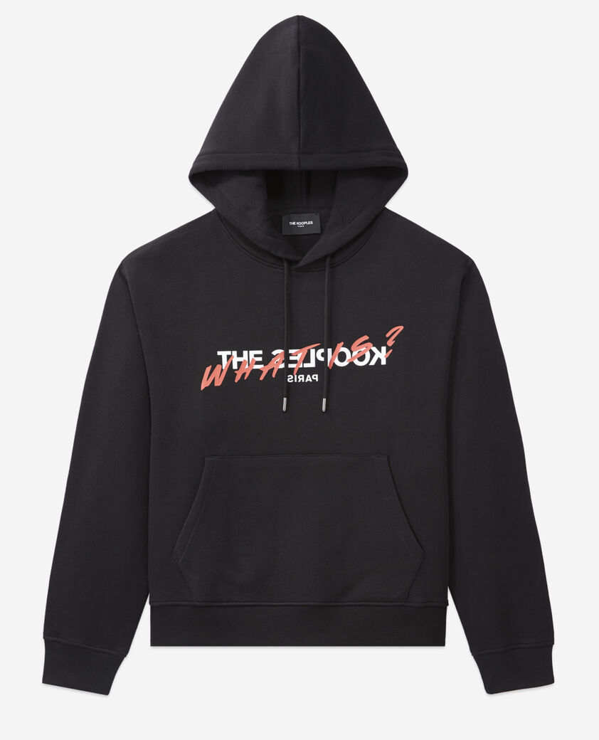 The Kooples FEMME BLACK sweat noir s&eacute;rigraphie what is