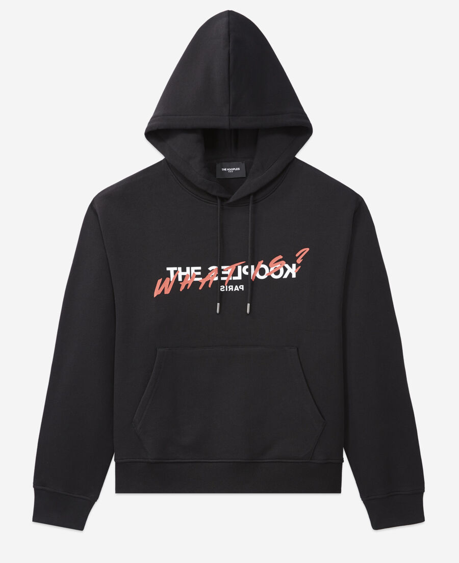 The Kooples FEMME BLACK sweat noir s&eacute;rigraphie what is