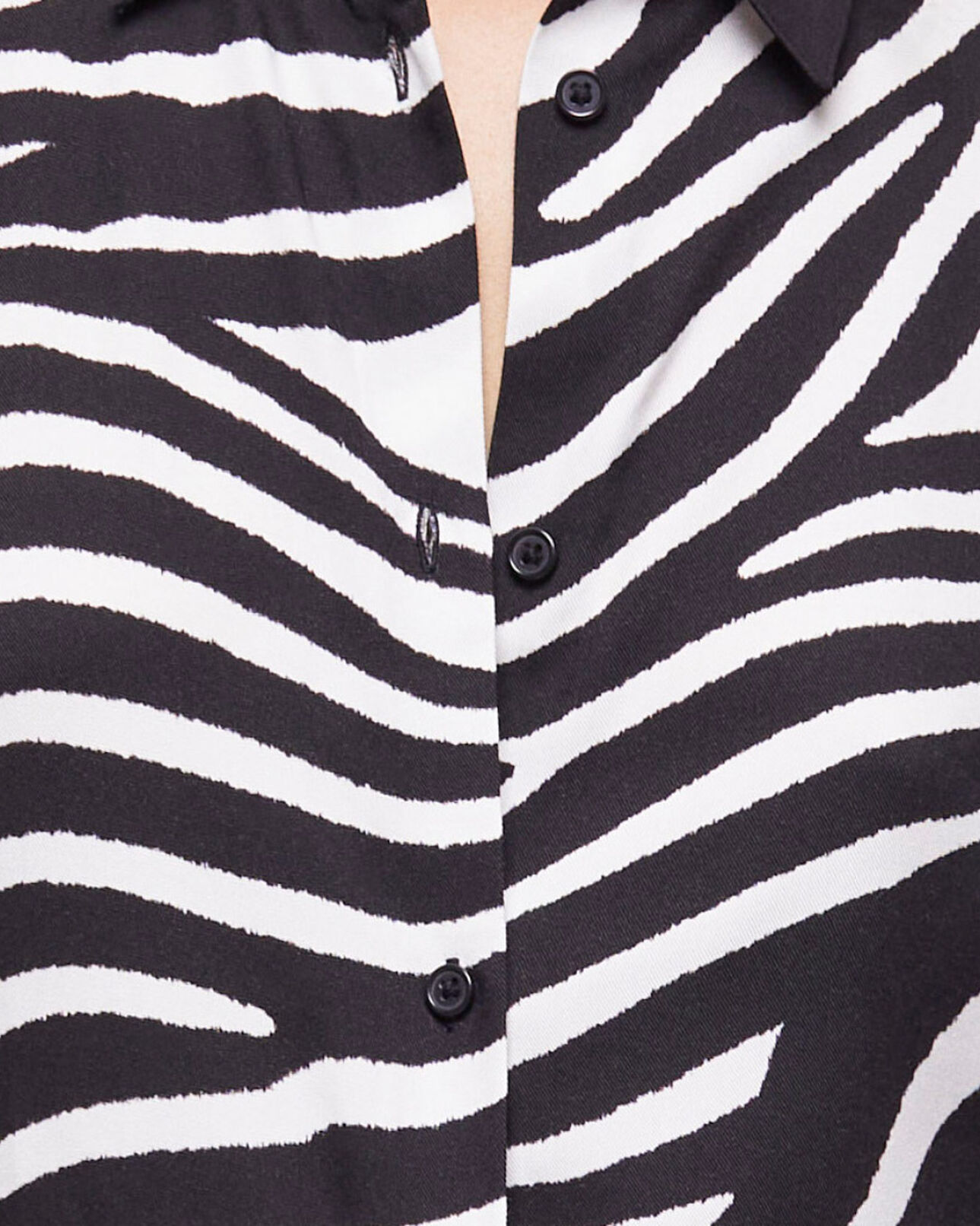 The Kooples MUJER BLACK WHITE camisa estampada
