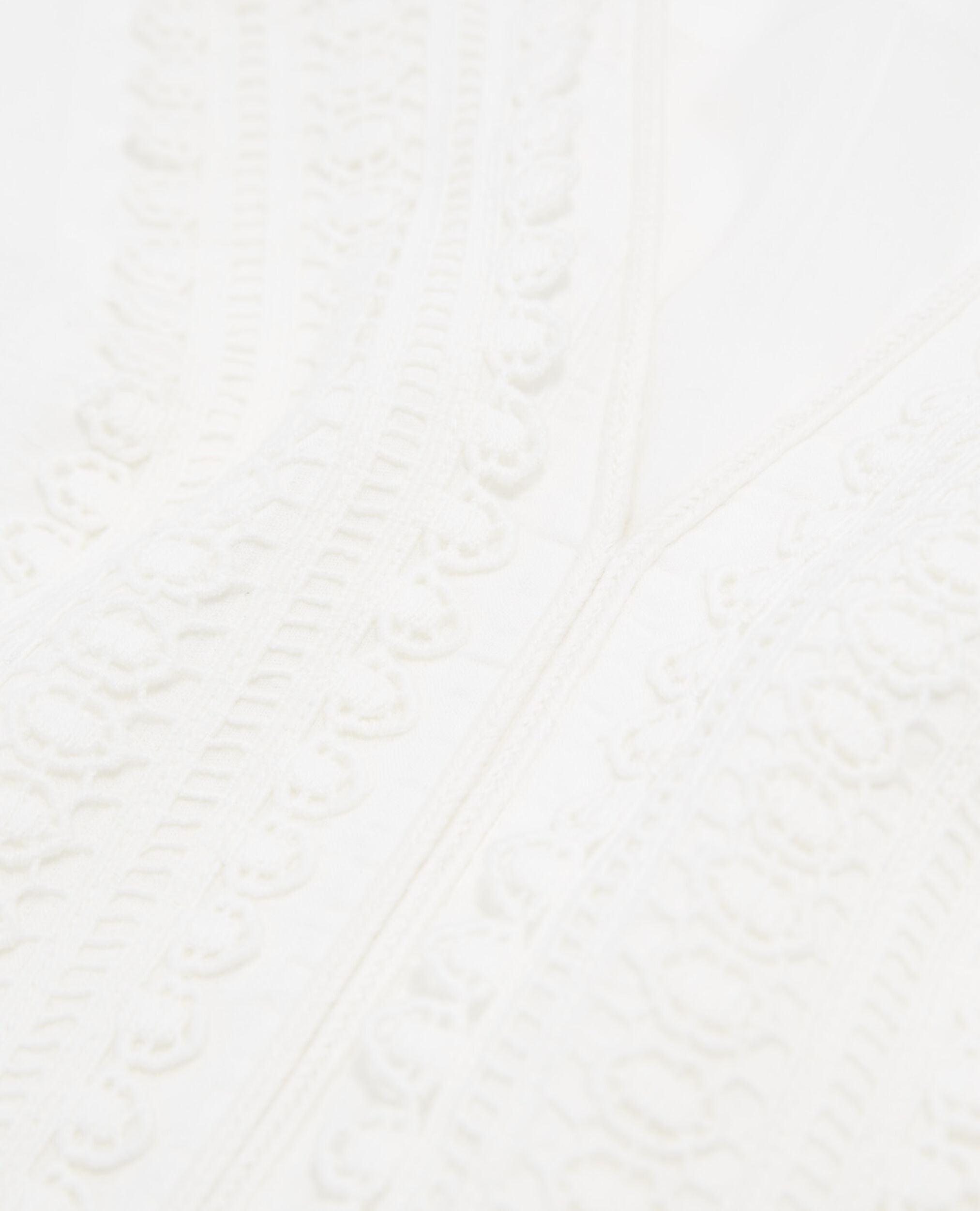 Weißes körperbetontes Baumwoll-Top, OFF WHITE, hi-res image number null