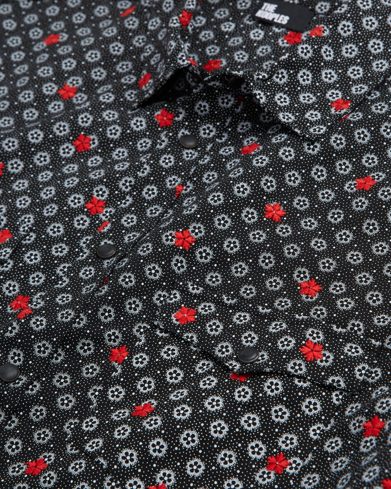 The Kooples HOMME BLACK chemise imprimée