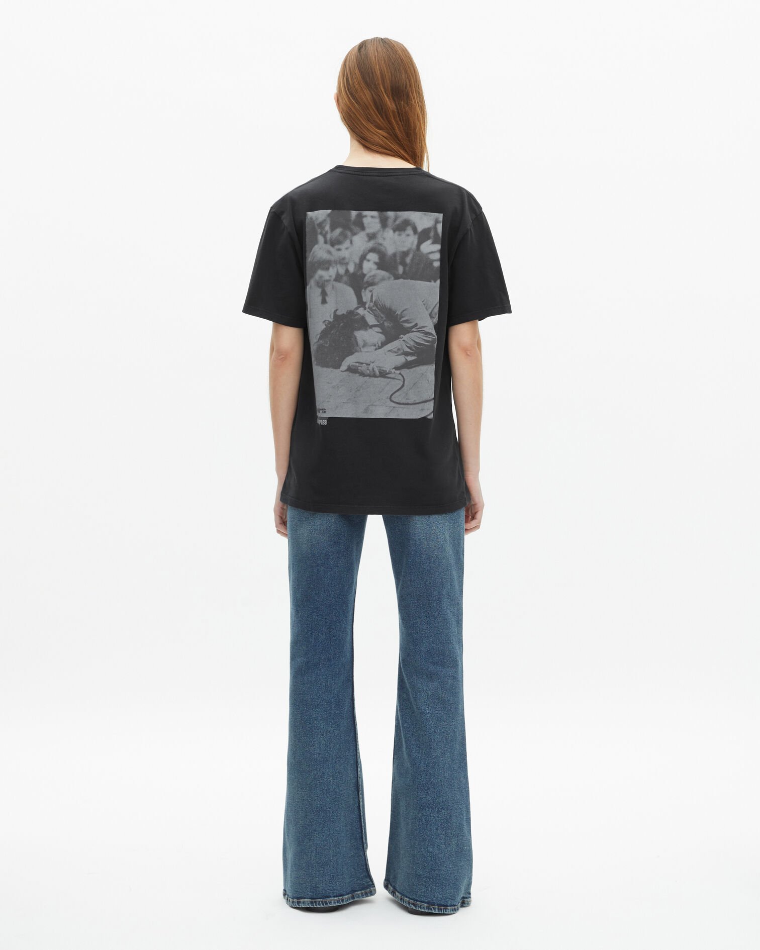 The Doors X The Kooples mixed t-shirt black, BLACK WASHED, hi-res image number null