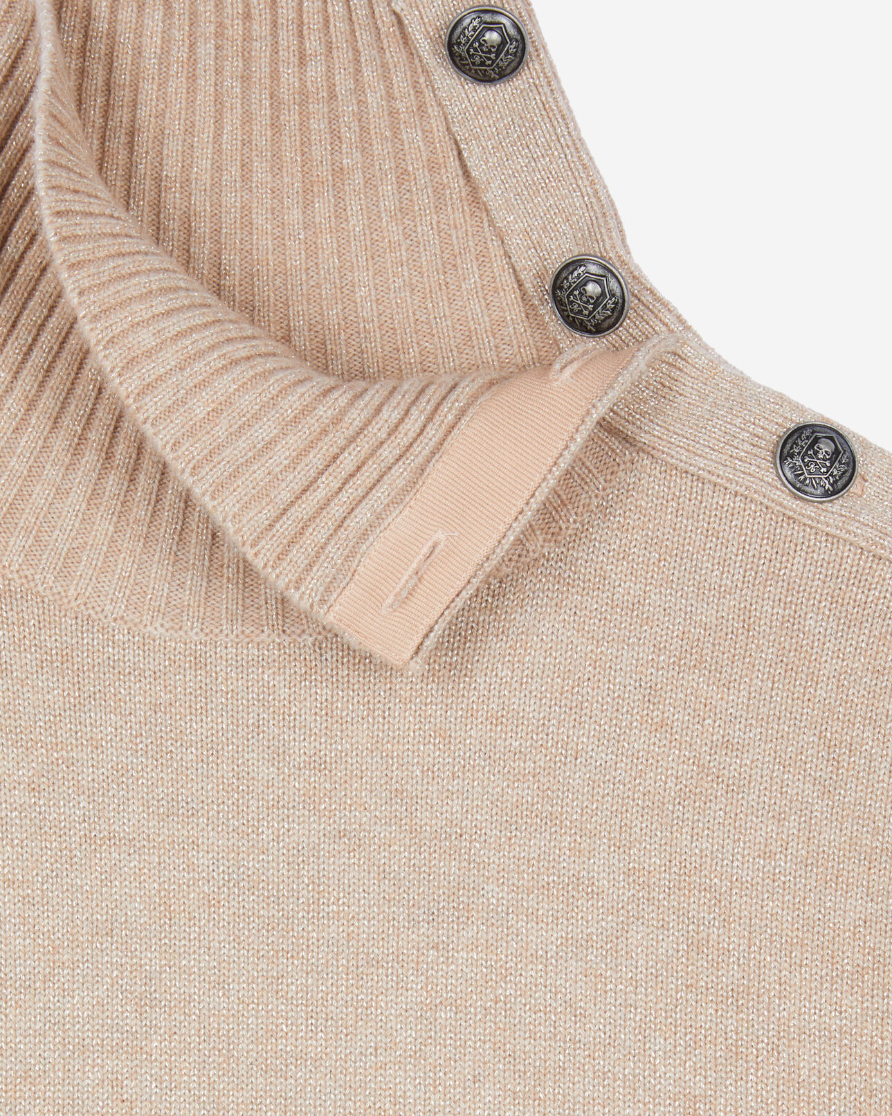 The Kooples WOMEN CAMEL camel wool and cashmere sweater