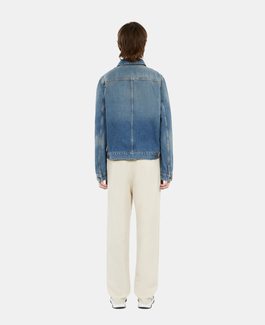 The Kooples H MEDIUM BLUE blue denim jacket