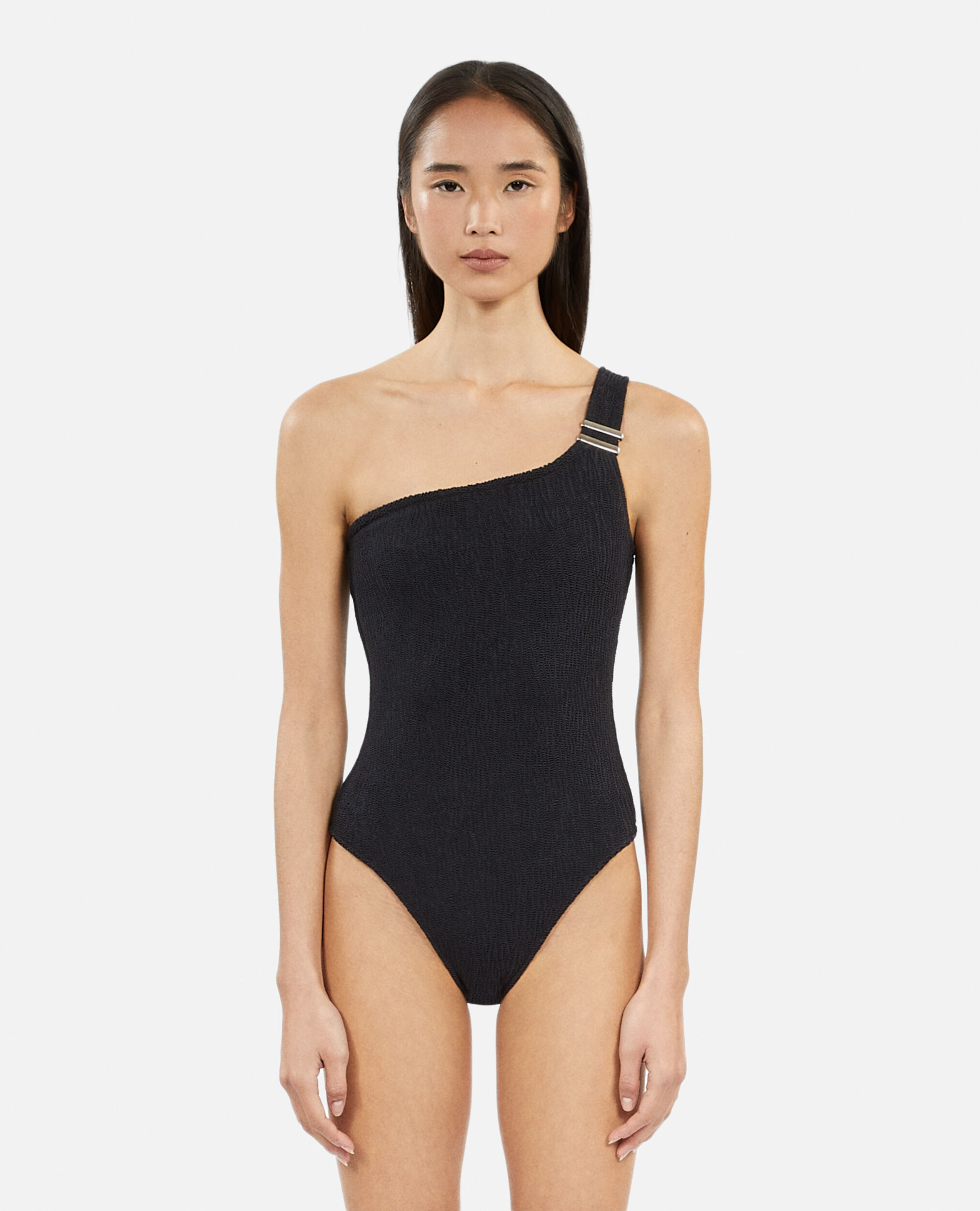 Maillot de bain The Kooples x Luz une piece asymetrique noir The Kooples France