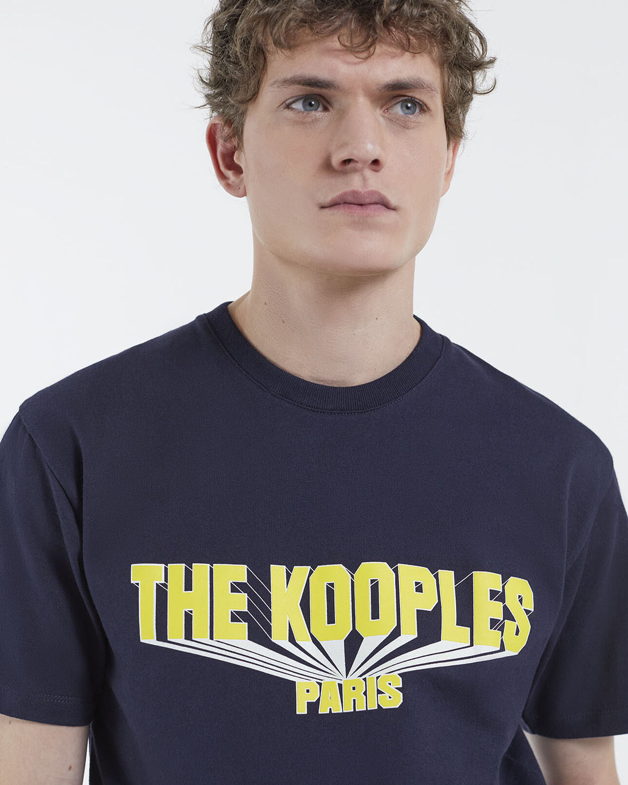 The Kooples MEN NAVY the kooples logo t-shirt