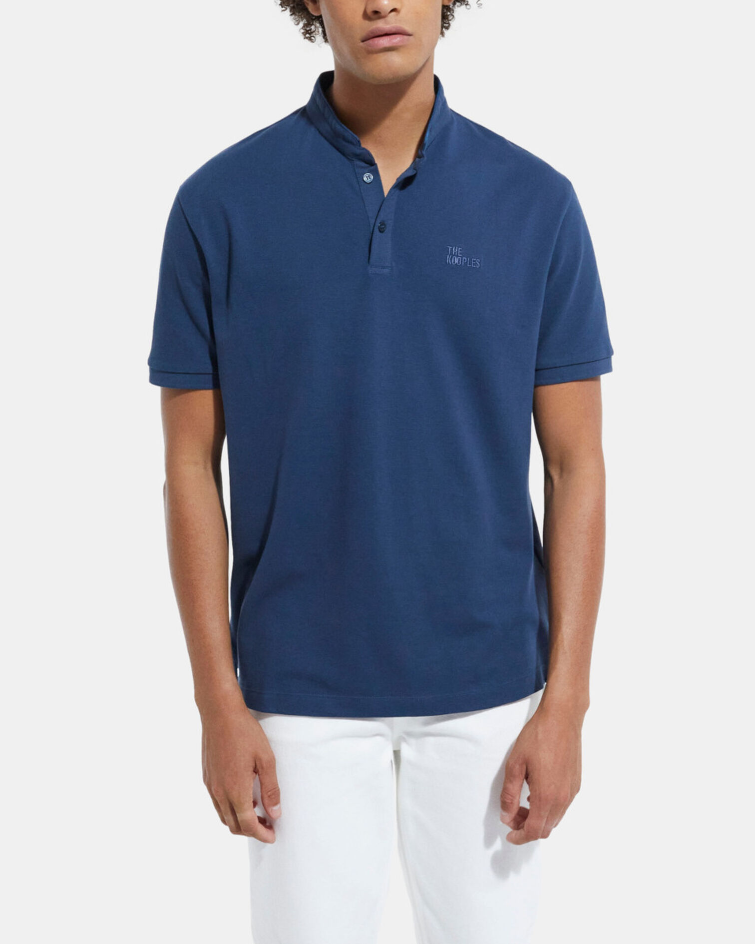 Navy blue polo, NAVY, hi-res image number null