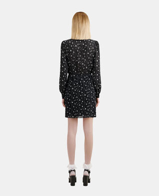 The Kooples FEMME BLACK WHITE robe courte imprimée
