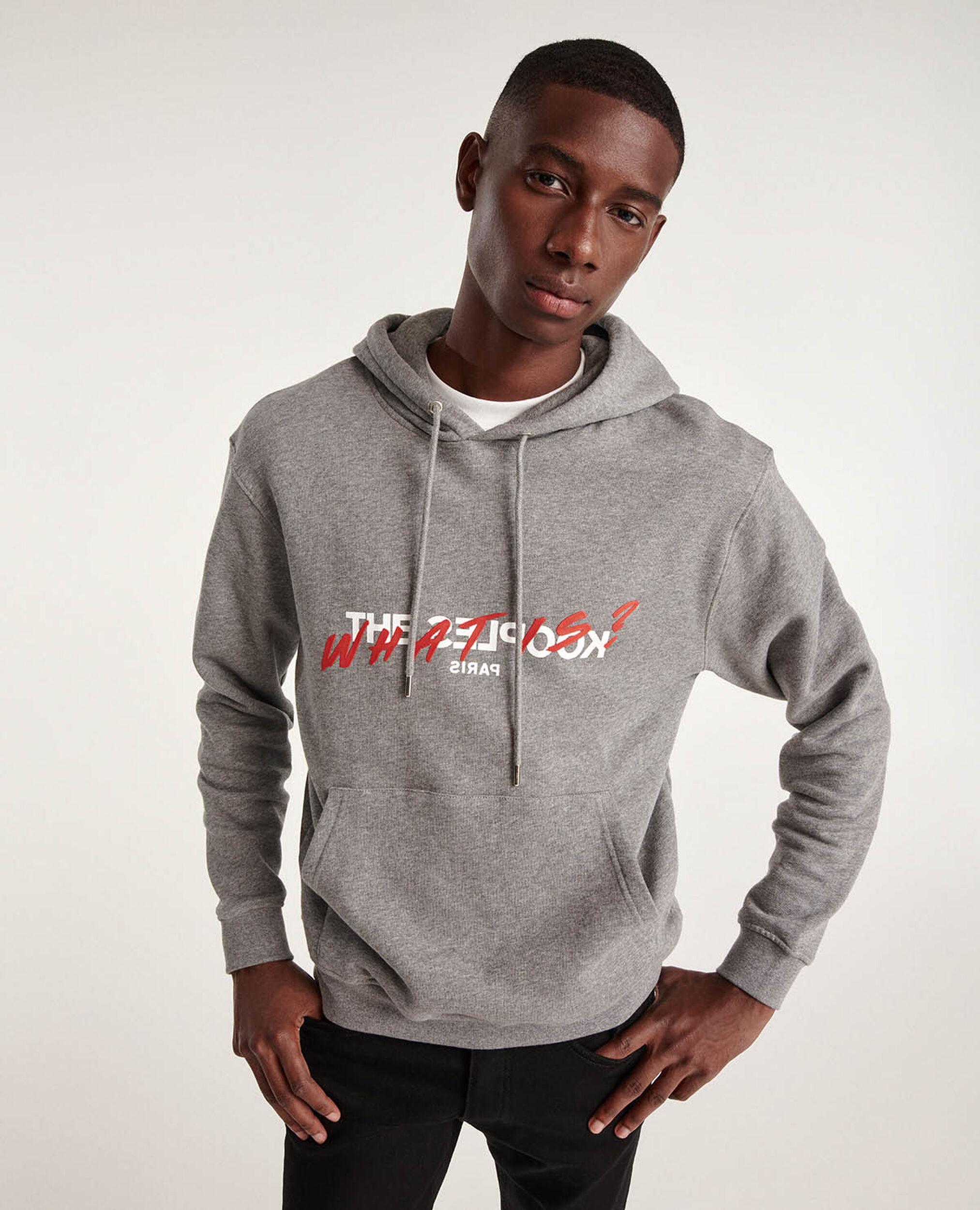 What is grey sweatshirt, MIDDLE GREY MELANGE, hi-res image number null