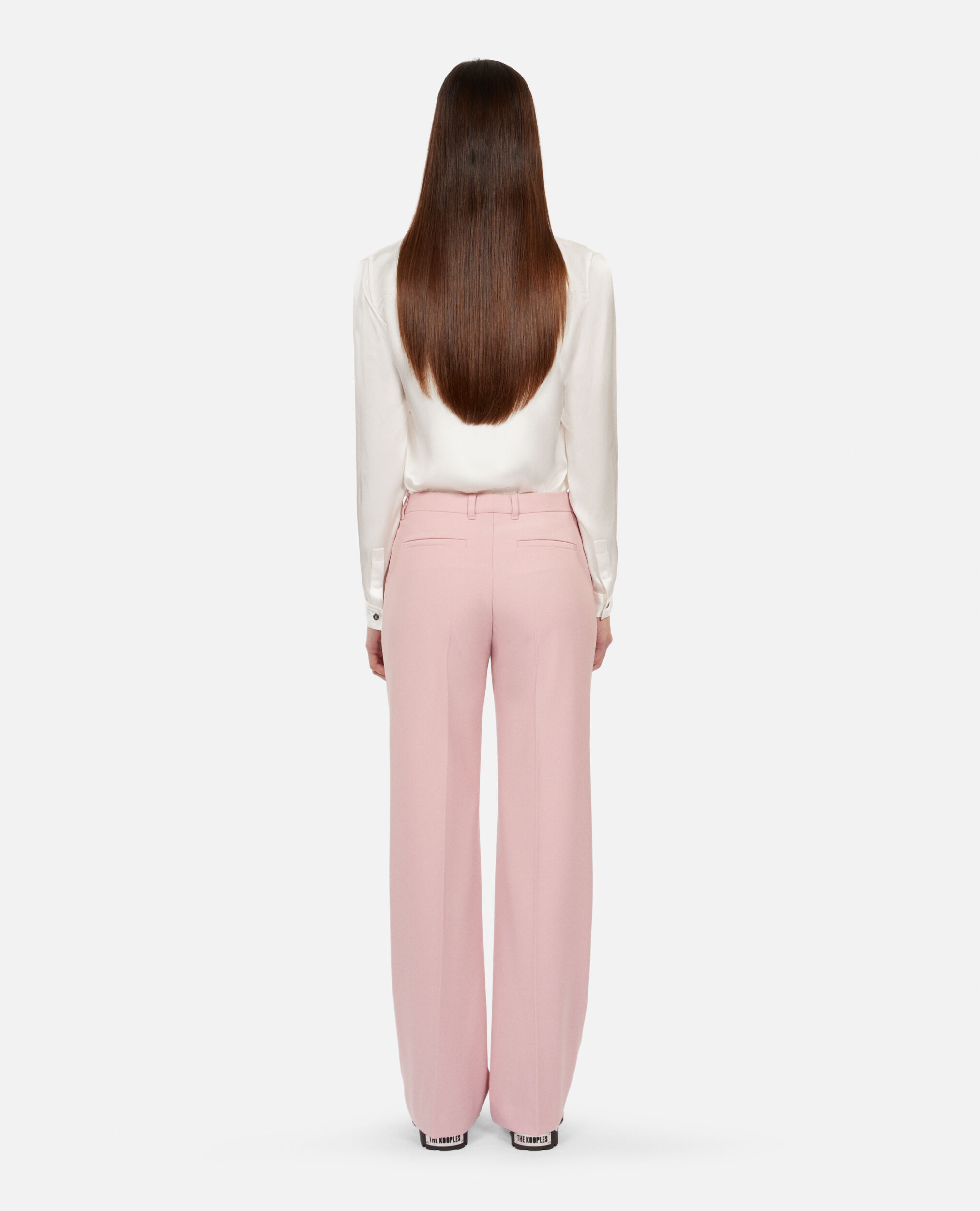Pink wool-blend suit trousers, PASTEL PINK, hi-res image number null