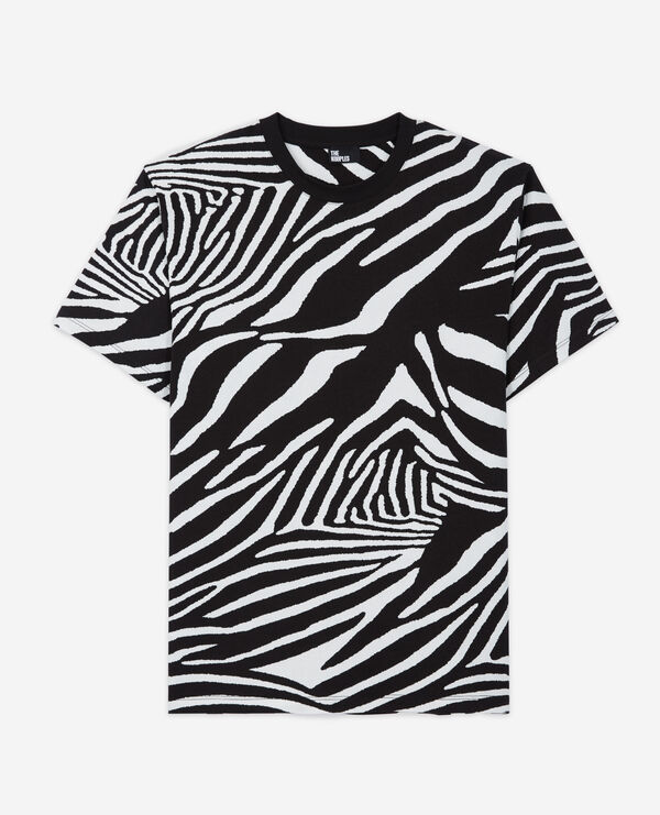T-Shirt mit Zebra-Print