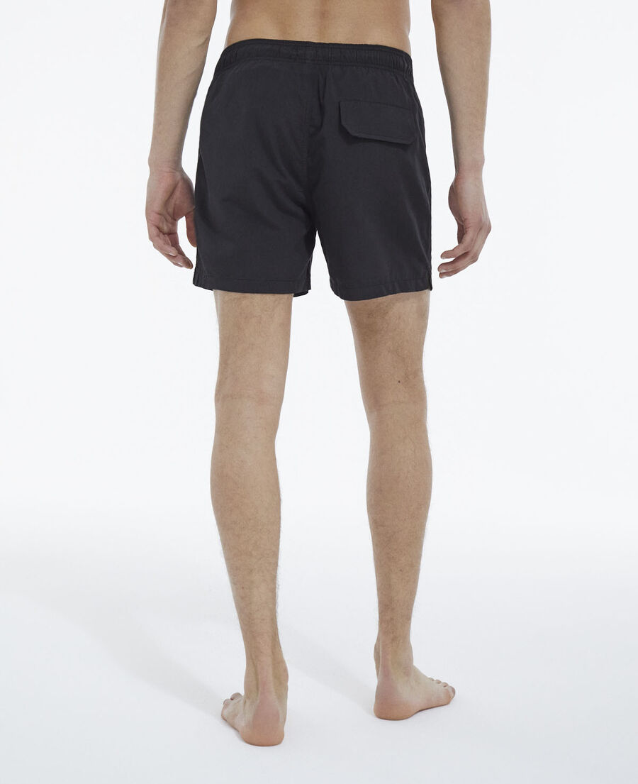 black swim shorts with small the kooples logo