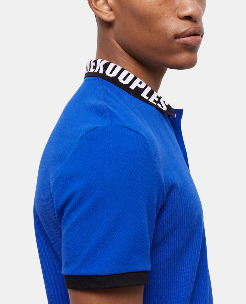 The Kooples HOMME BLUE ELECTRIC polo bleu