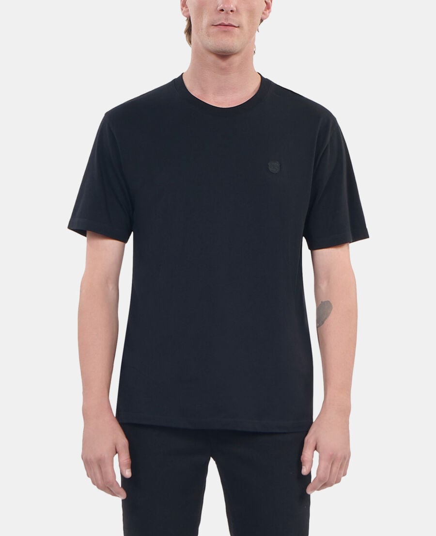 The Kooples HOMME BLACK t-shirt blason noir