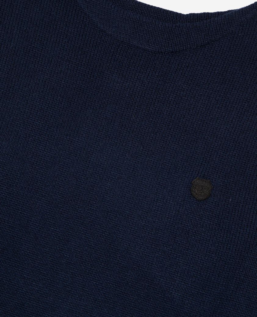 The Kooples HOMME NAVY pull col bateau marine