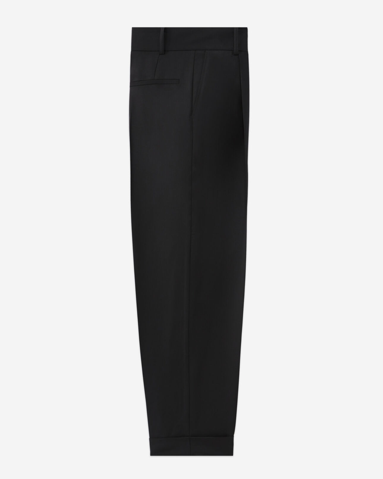 The Kooples WOMEN BLACK loose-fitting wool suit pants