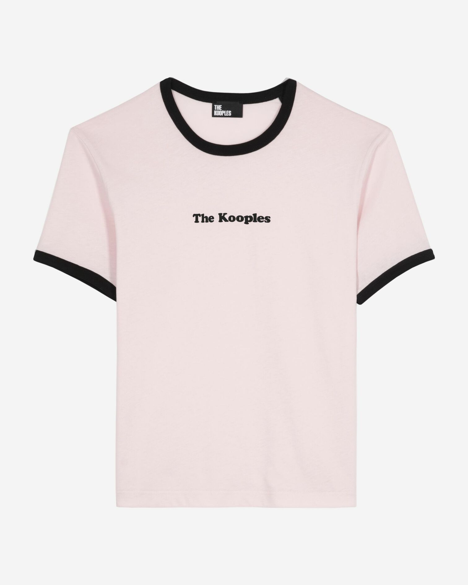 Women's pale pink screen-printed T-shirt, LILA, hi-res image number null