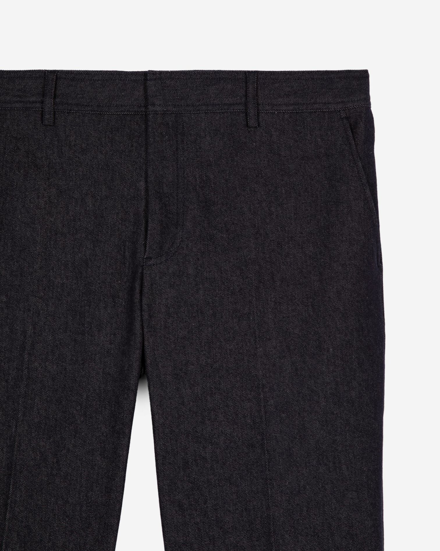 Pantalón de traje azul efecto vaquero, NAVY, hi-res image number null