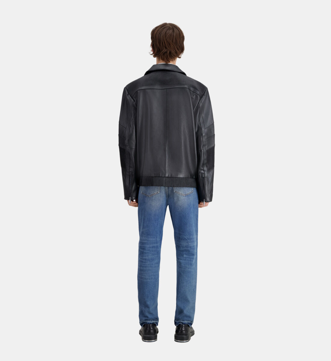 The kooples men's leather biker jacket on sale