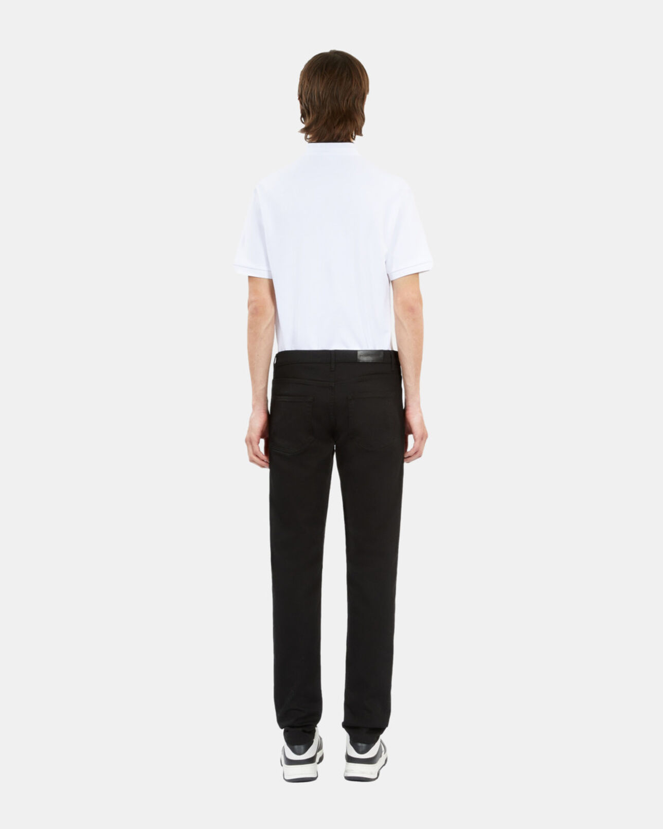 The Kooples MEN BLACK BRUT slim black jeans