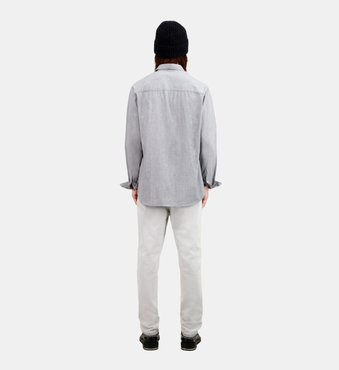 Grey cheap oxford shirt