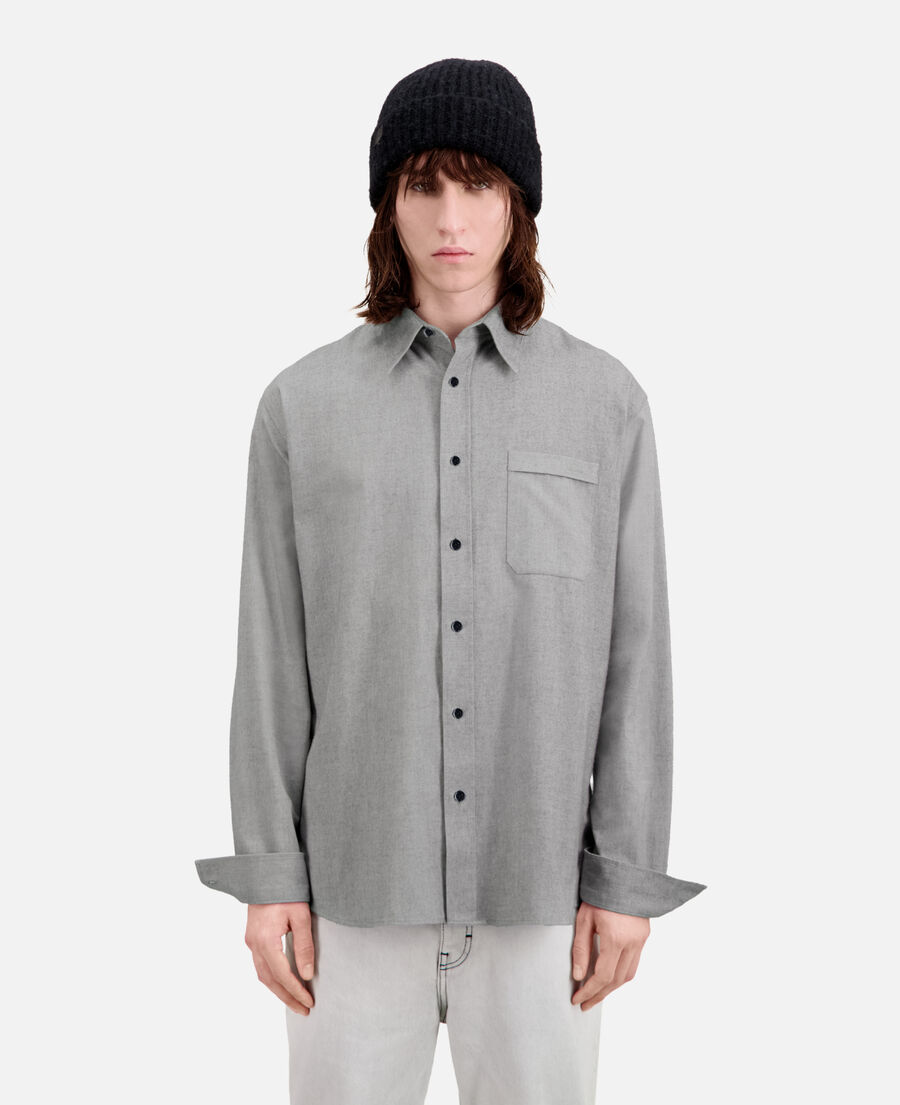grey oxford shirt