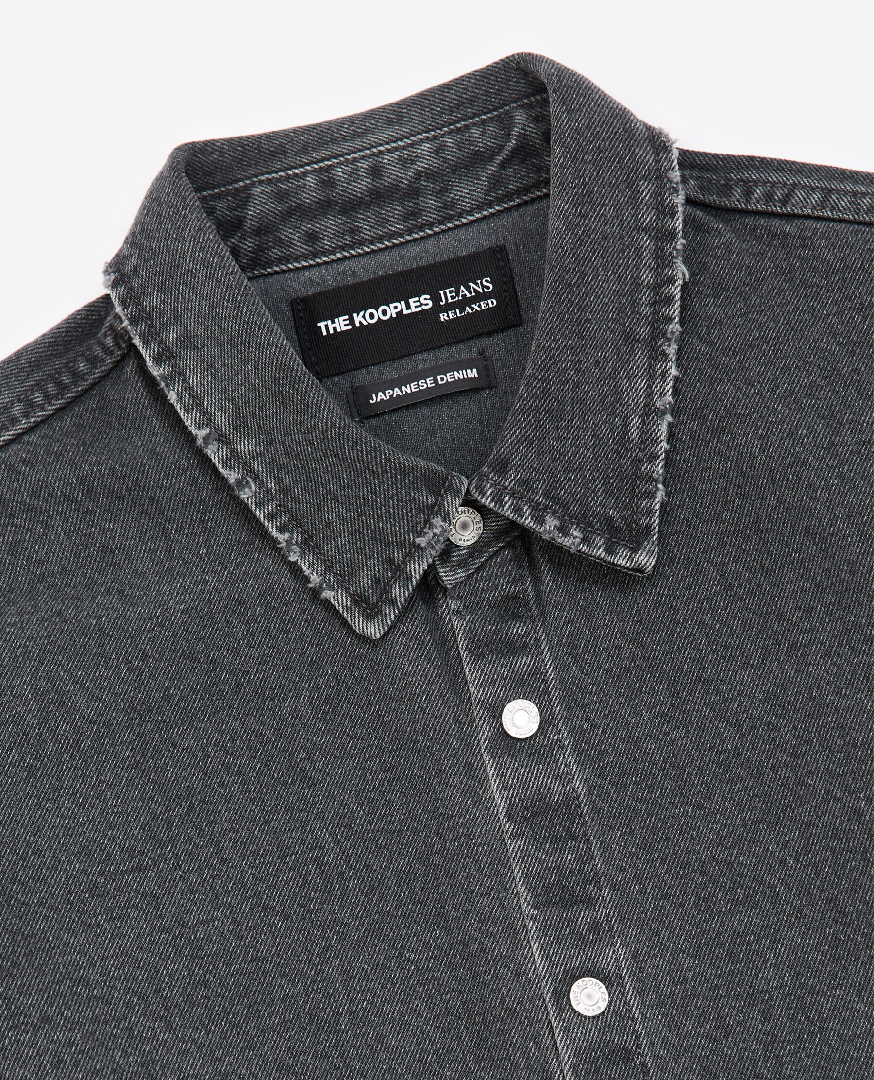Faded black sales denim shirt