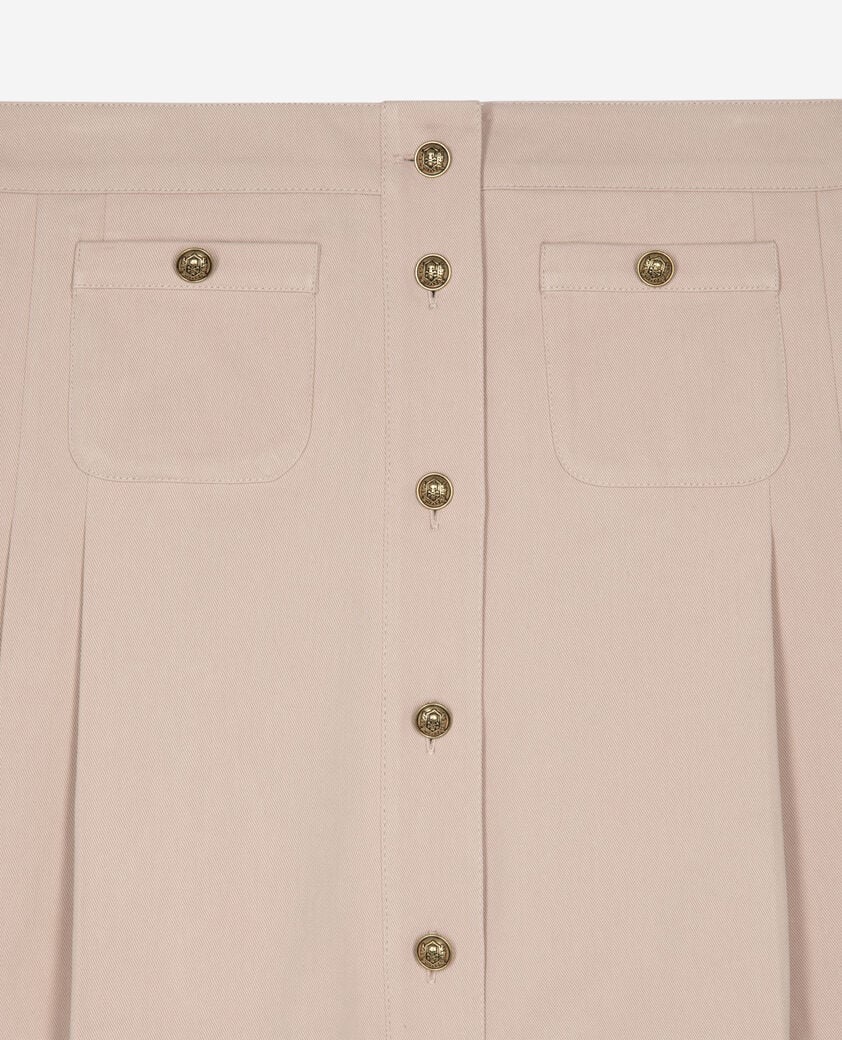 The Kooples WOMEN LILA short pleated skirt in light pink