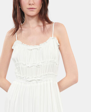 The Kooples F WHITE long white dress with bows