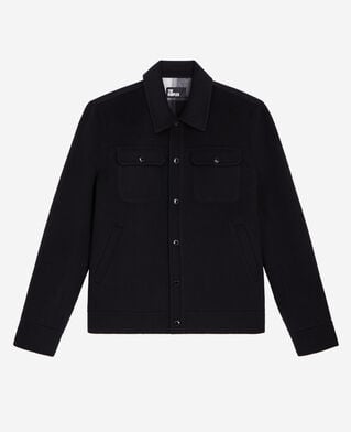 The Kooples HOMME BLACK blouson style surchemise noir