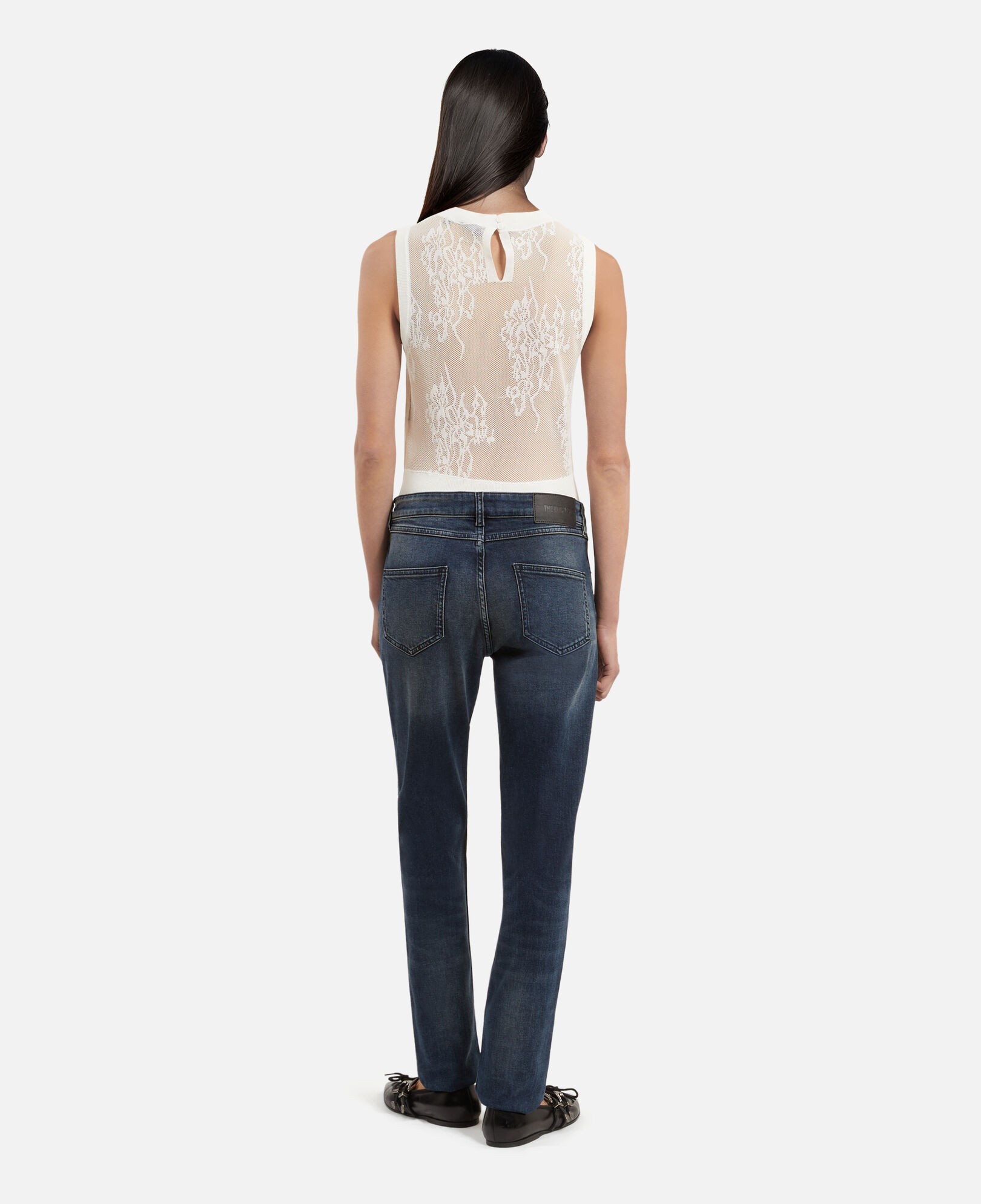 The Kooples WOMEN BLUE ELECTRIC dark blue slim jeans