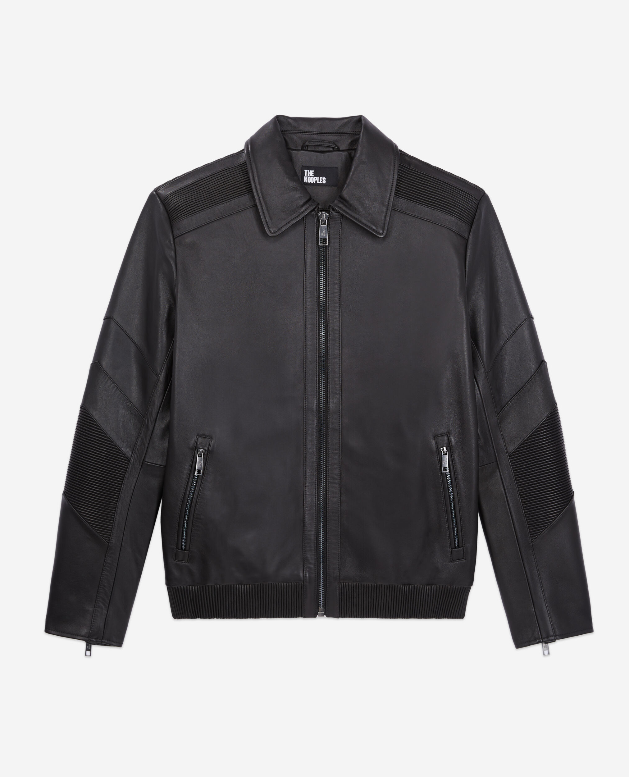 Kooples mens shop leather jacket
