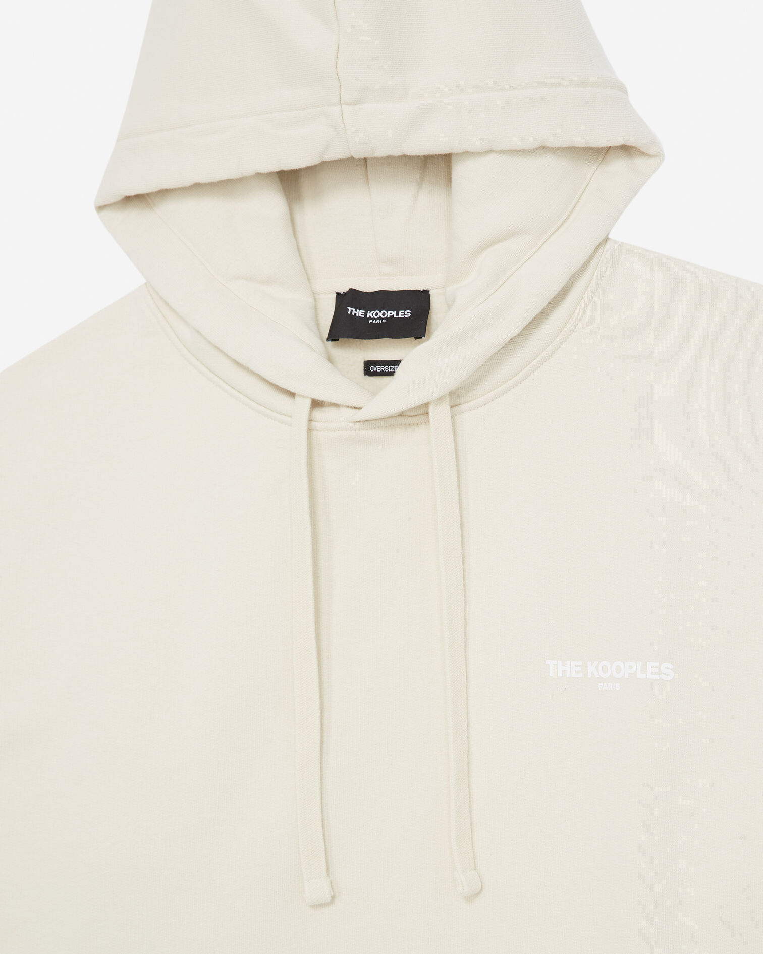 White hoodie, ECRU, hi-res image number null