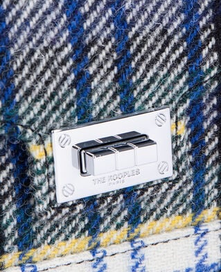 The Kooples FEMME GREEN-WHITE sac emily small en laine &agrave; carreaux the kooples x harris tweed